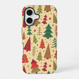 Fetstive Christmas tree iPhone case