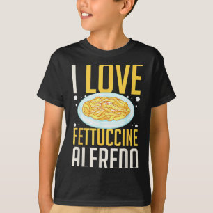 Fettuccine Alo Chicken Sauce Recipes Vegan Pasta  T-Shirt