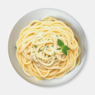 Fettuccini Alfredo Funny Realistic Food  Magnet