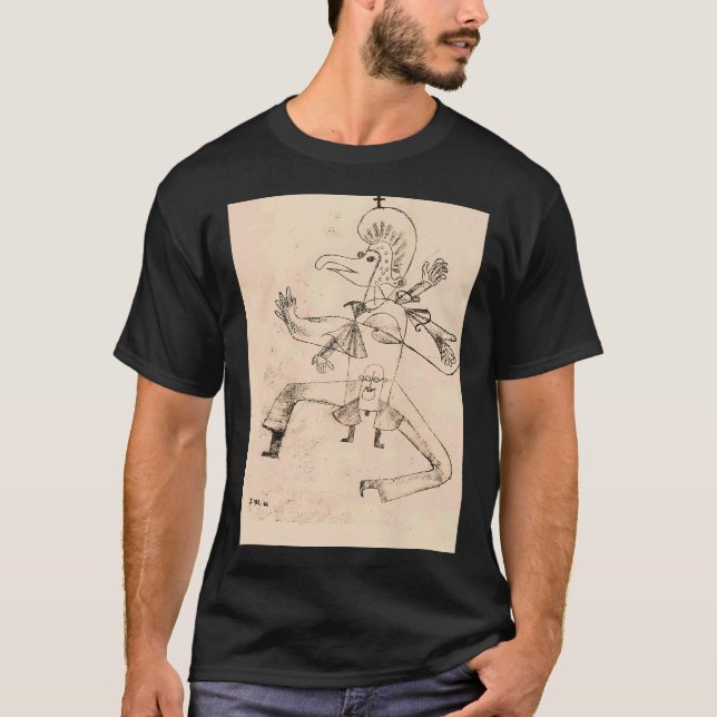 Feuer Clown I (Fire Clown) Abstract ,expressionism T-Shirt (Front)