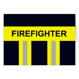 Feuerwehr Symbol Uniform Blau Cards