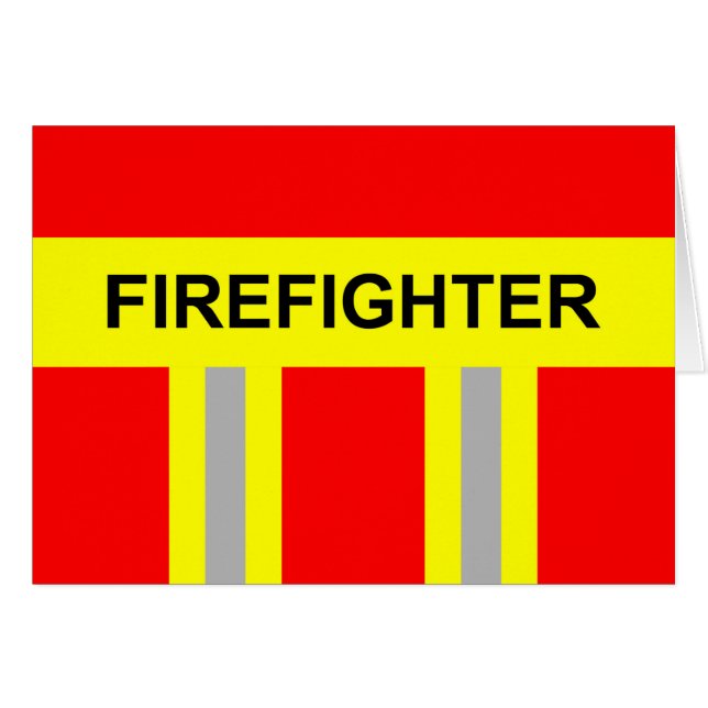 Feuerwehr Symbol Uniform Rot Cards (Front Horizontal)