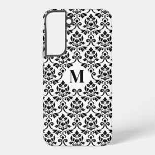 Feuille Damask Black Pattern (Custom) Samsung Galaxy S22+ Case