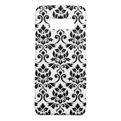 Feuille Damask Lg Pattern Black on White Case-Mate Samsung Galaxy S8 Case