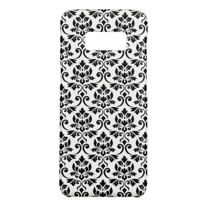 Feuille Damask Pattern Black Case-Mate Samsung Galaxy S8 Case