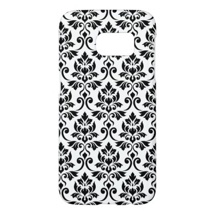 Feuille Damask Pattern Black Samsung Galaxy S7 Case