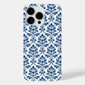 Designer iPhone Case Monogram iPhone 14 Pro Max Case Damask iPhone