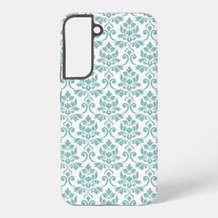 Feuille Damask Teal Pattern Samsung Galaxy S22+ Case