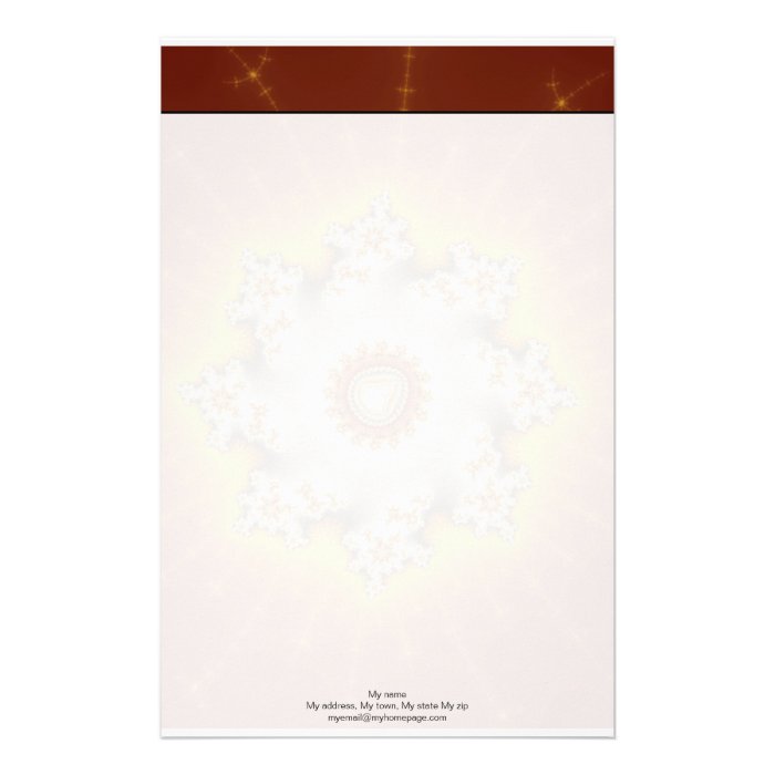 Feulia   Fractal Personalized Stationery