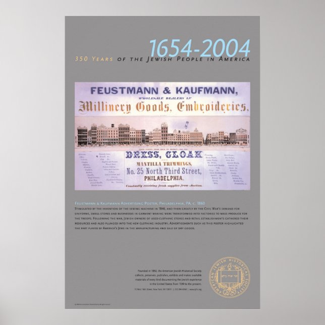 Feustmann & Kaufmann Advertising Poster (Front)