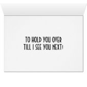 FEW KISSES TILL I SEE YOU NEXT-LOVE CARD (Inside Horizontal (Bottom))
