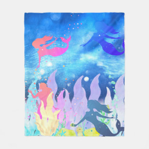 few mermaid's fleece blanket