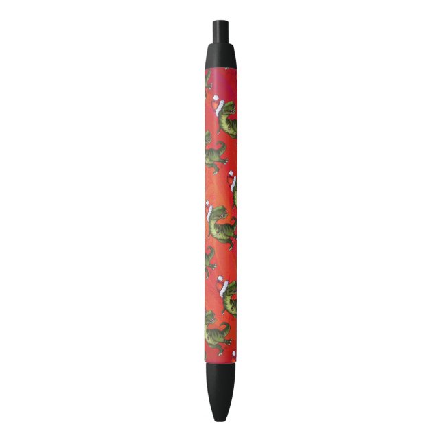 Fextive TRex Dino Pattern on Red Pen (Front Vertical)