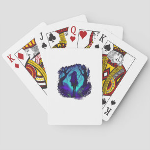 Fey Gothic Emo Goblincore Aesthetic Forest Graphi Poker Cards