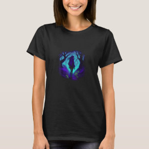 Fey Gothic Emo Goblincore Aesthetic Forest Graphi T-Shirt