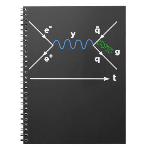 Feynman Diagram Physics Equation science physicist Notebook