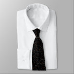 Feynman diagrams and Particles on Black Neck Tie<br><div class="desc">These diagrams look like cute cartoons, but they’re actually powerful tools physicists use to calculate the probability of fundamental particles interacting. Each line represent a particle moving along in time, and the intersections of these lines represents multiple particles interacting. The solid lines are elementary matter constituents, like electrons or quarks,...</div>