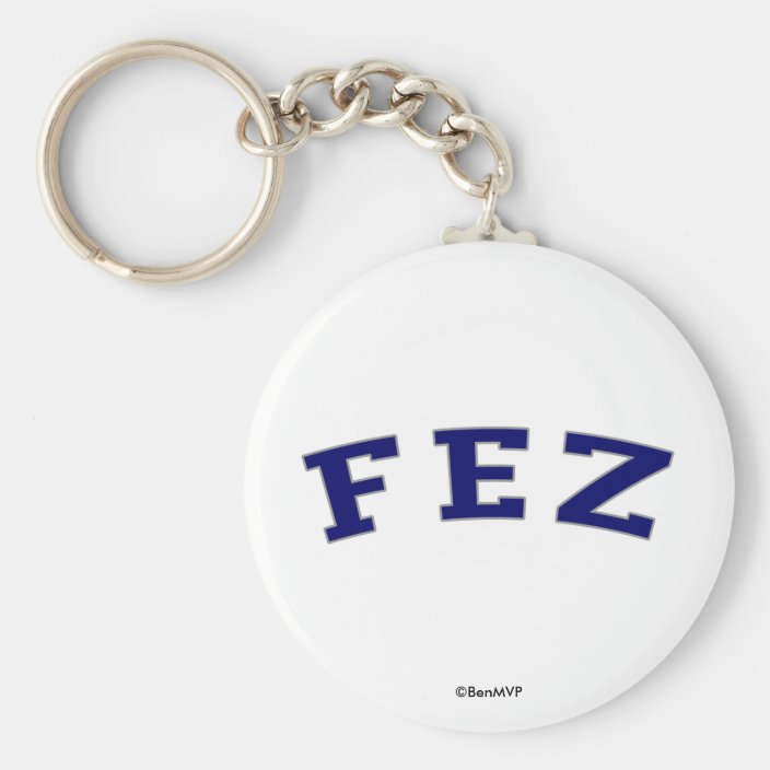 Fez Keychain