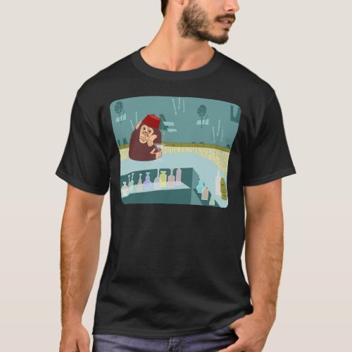 Fez Monkey Martini Bar T_Shirt