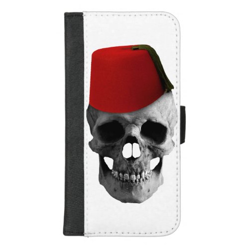 Fez of the Effendi A Skulls Egyptian Tale iPhone 87 Plus Wallet Case