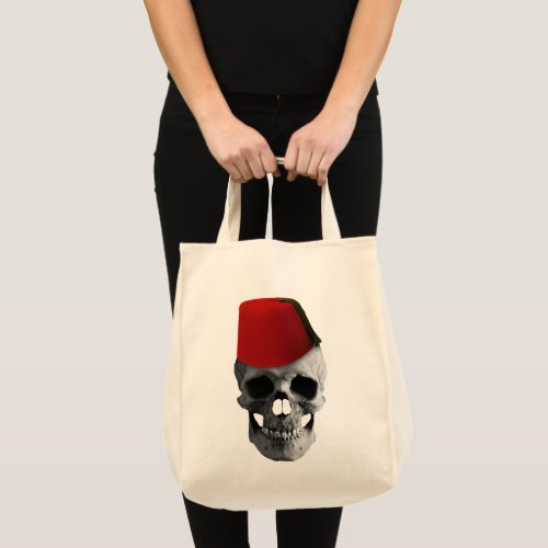 Fez of the Effendi A Skulls Egyptian Tale Tote Bag