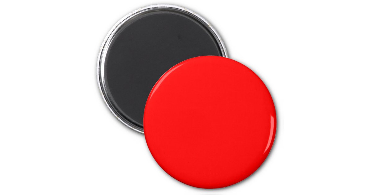Ff0000 Red Magnet Zazzle 