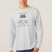 ff) ScarWars MY WIFE WINS- Men's Raglan T-Shirt
