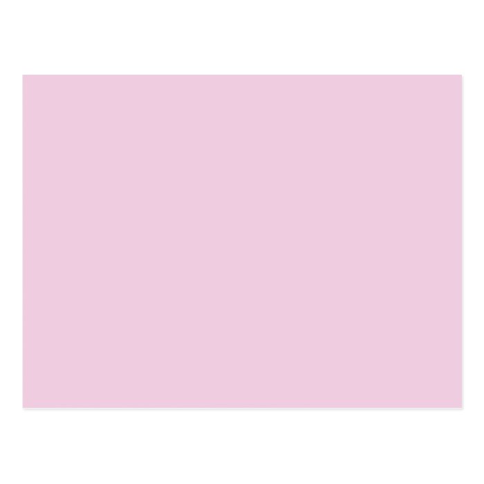 FFCCFF Pale Lilac Pink Lavender Solid Color Postcards