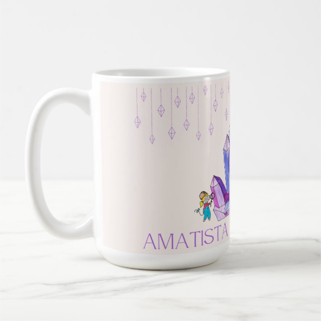 FFebruary's Birthstone Coffee Mug (Left)