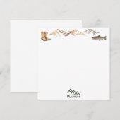 FFF Ranch square note card (Front/Back)