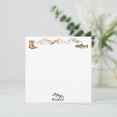 FFF Ranch square note card (Standing Front)