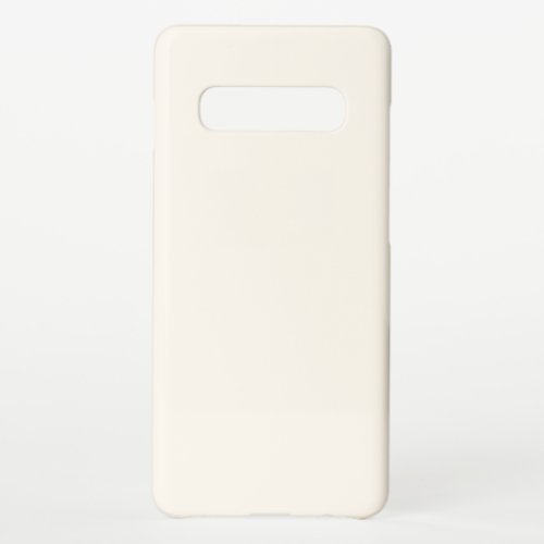 FFFAF0 Floral White  Samsung Galaxy S10 Case