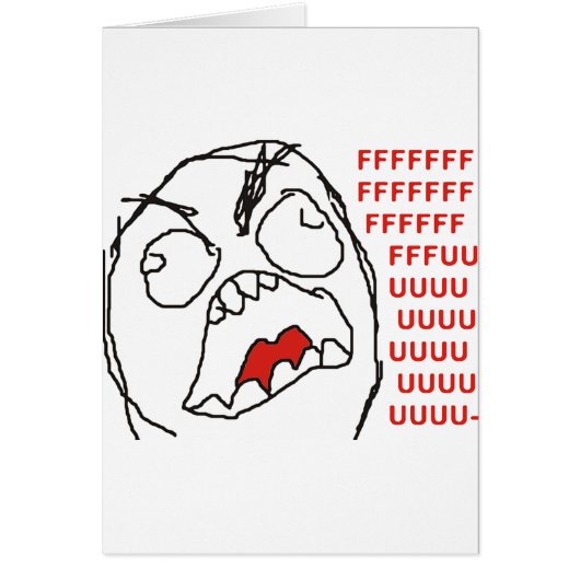 FFFFFFFUUUUUU - Rage! Cards (Front)