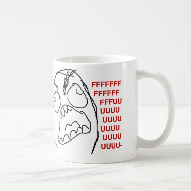 FFFUUU Rage Coffee Mug (Right)