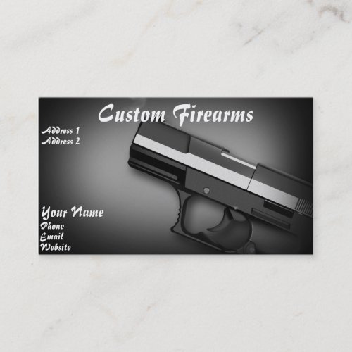 FFL dealer business card