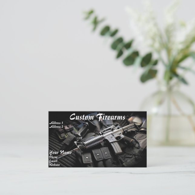 FFL dealer business card