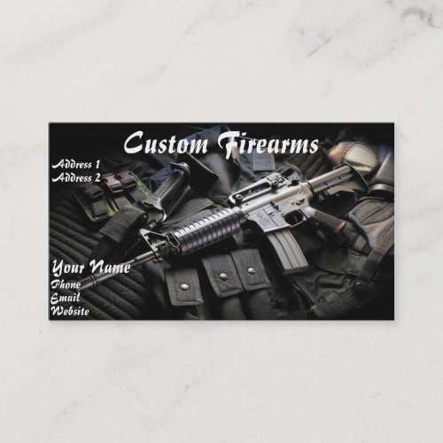 FFL dealer business card