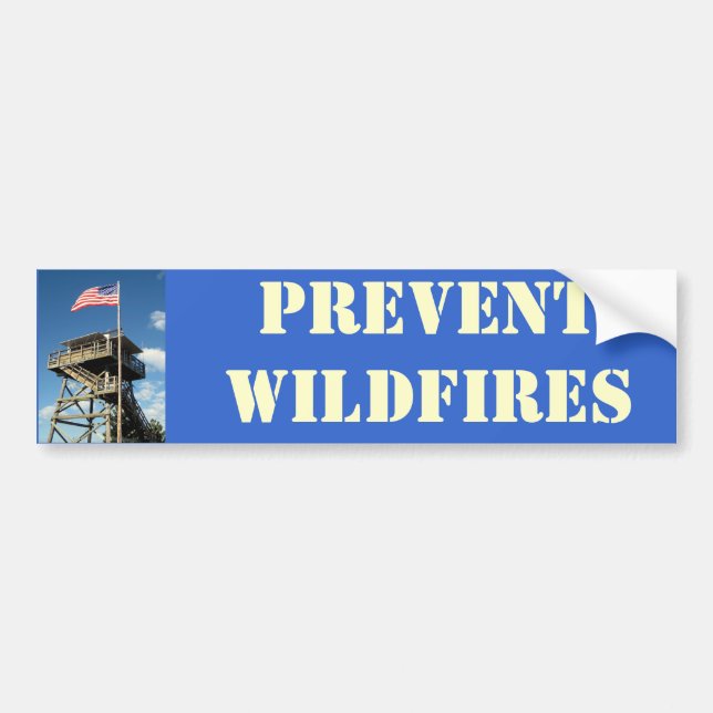 FFLA, PREVENT-WILDFIRES BUMPER STICKER (Front)