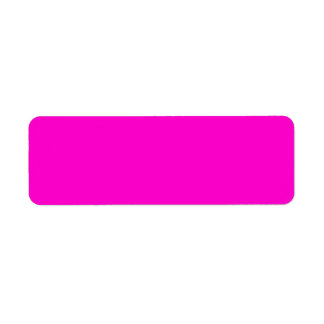 ffoocc HOT PINK SOLID BACKGROUND COLOR TEMPLATE Label