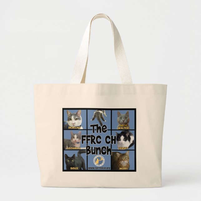 FFRC CH Bunch Large Tote Bag (Front)