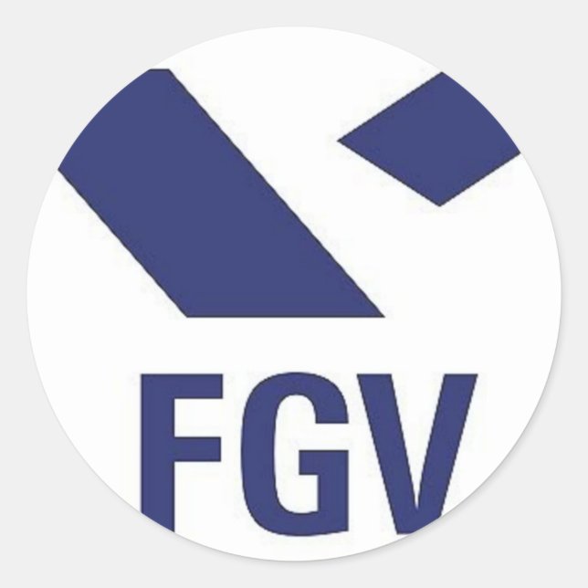 FGV T-shirt Classic Round Sticker (Front)