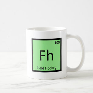 Fh - Field Hockey Sports Chemistry Periodic Table Coffee Mug