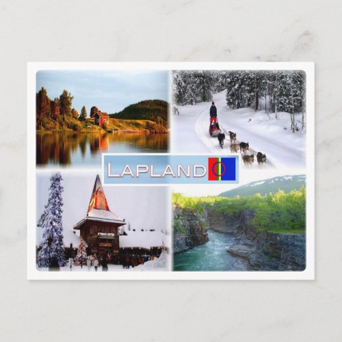 FI Lapland _ Lake Inari _ Lammintupa _ Santa Claus Postcard