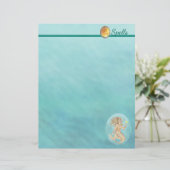 Fia Mermaid Sea Queen Fantasy Spell Page (Standing Front)