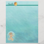 Fia Mermaid Sea Queen Fantasy Spell Page (Back)