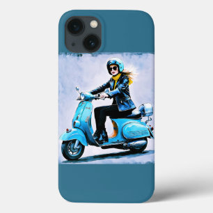“Fiamma” “Corsa Elegante” – Elegant Ride iPhone 13 Case