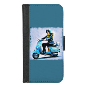 “Fiamma” “Corsa Elegante” – Elegant Ride iPhone 8/7 Wallet Case
