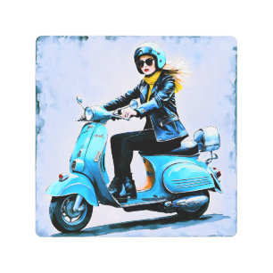 “Fiamma”  “Corsa Elegante” – Elegant Ride     Metal Print