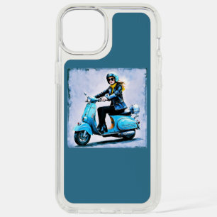 “Fiamma” “Corsa Elegante” – Elegant Ride iPhone 15 Plus Case