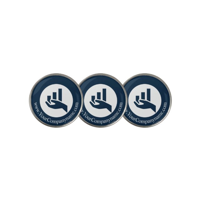 Fianancial Planner Thank you! Promotional Golf Ball Marker (3 Up)